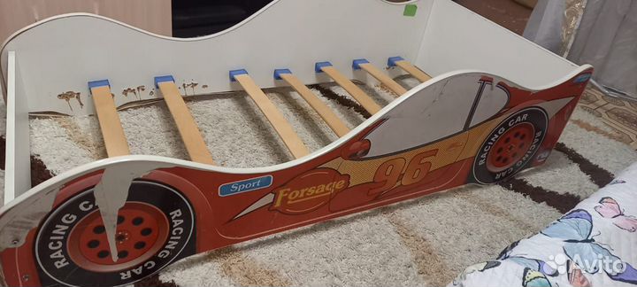 Кровать детская машинка