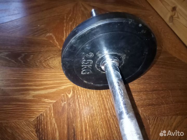 Гриф для штанги 25 мм,длина 120см