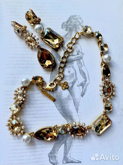 Колье и серьги Oscar de la Renta