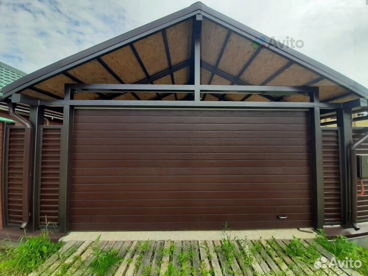 Откатные ворота Алютех