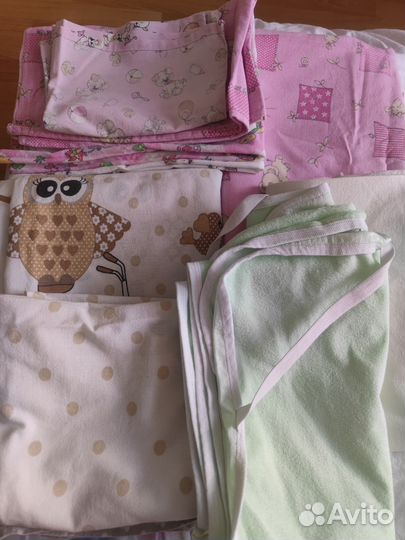 Постельное белье для детской кроватки