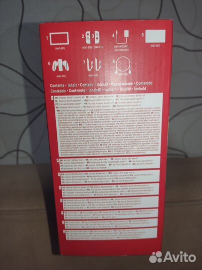 Коробка от nintendo switch в отличном состоянии