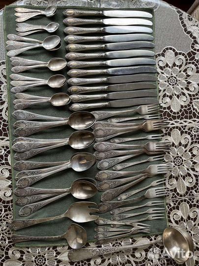 Столовое серебро СССР (серебро 875)