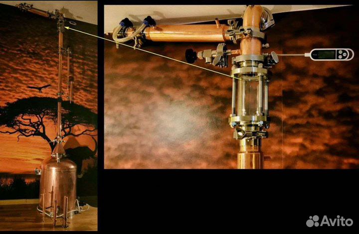 Самогонный аппарат медный