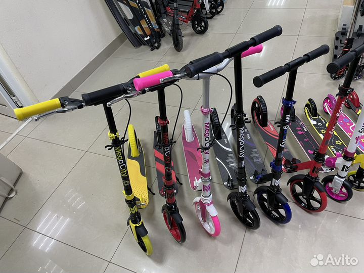 Самокат городской MegaCity (лидер продаж)