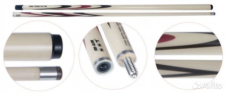 Кий для русского бильярда 2-pc 