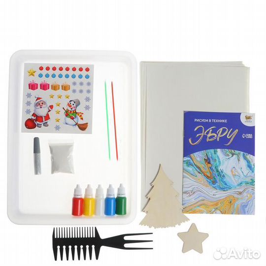Набор для рисования на воде в технике эбру 'Новый