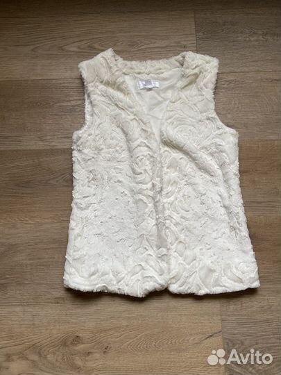 Жилетка белая женская