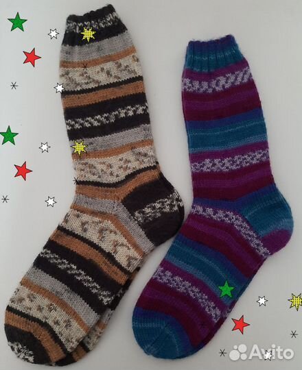Носки вязаные ручной работы