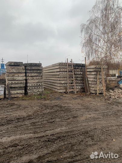 Плиты перекрытия пустотные бу