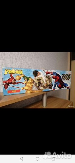 Игровой коврик Spider man с машинкой
