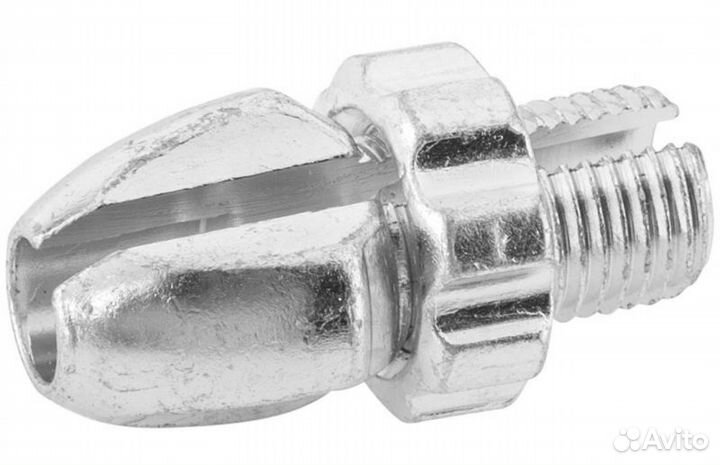 Регулятор натяжения троса тормоза 10х16 серебристый F30