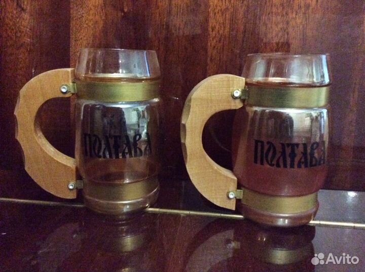 Кружка сувенир из цветного стекла за 2е.шт