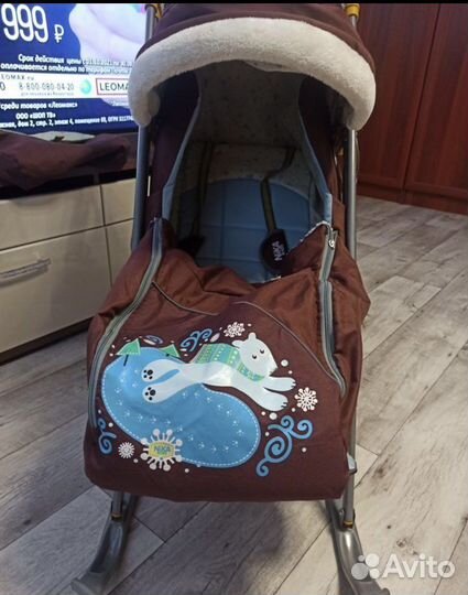 Коляска санки