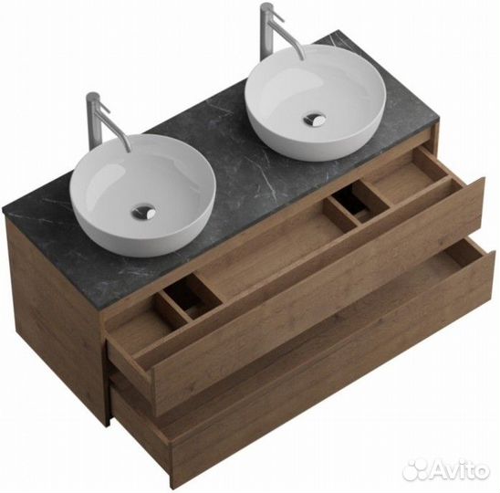 Мебель для ванной BelBagno Kraft-1200-KEP-120-2-MNO Rovere Tabacco