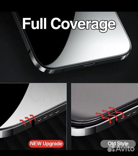 Защитное стекло и чехол 11pro,12pro,13pro