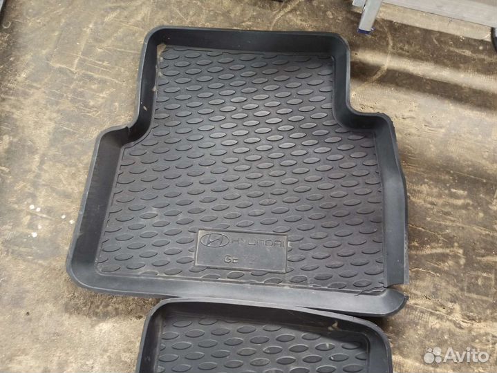 Автомобильные коврики резиновые Hyundai Getz