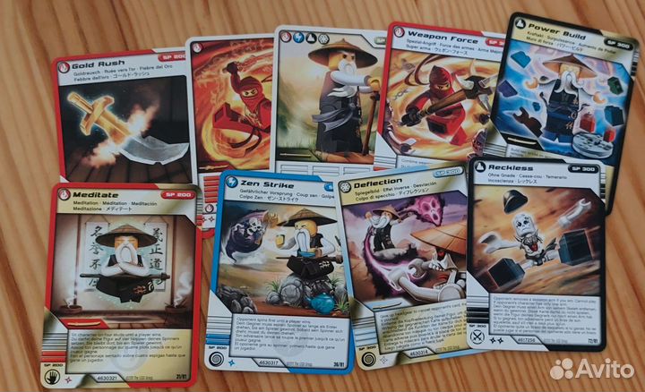 Карточки lego ninjago