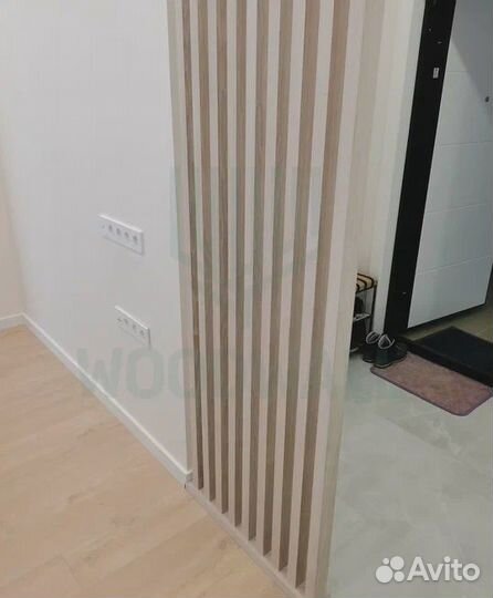 Интеръерные реечные перегородки