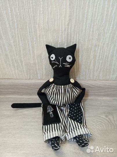 Кот текстильный