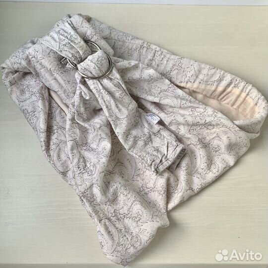 Слинг Арси на кольцах, бледно-розовый