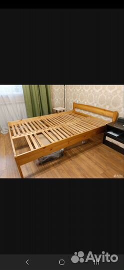 Кровать двухспальная с матрасом бу 140 200