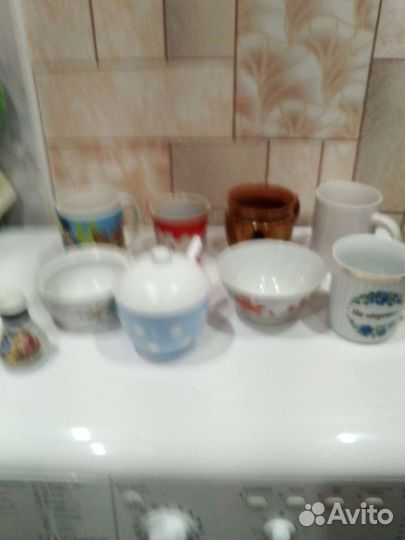 Чашки, пиала, сахарница