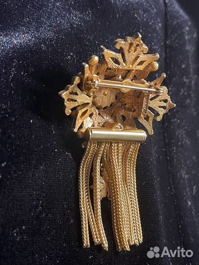 Брошь антикварная florenza