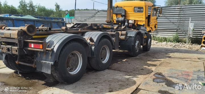 Камаз 65201 с установкой Hyva 20т