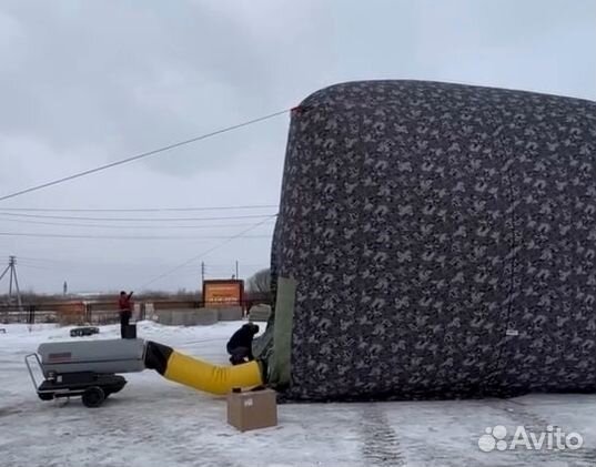 Надувной бокс. Бескаркасная палатка