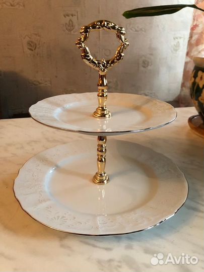 Ваза/этажерка для фруктов Богемия