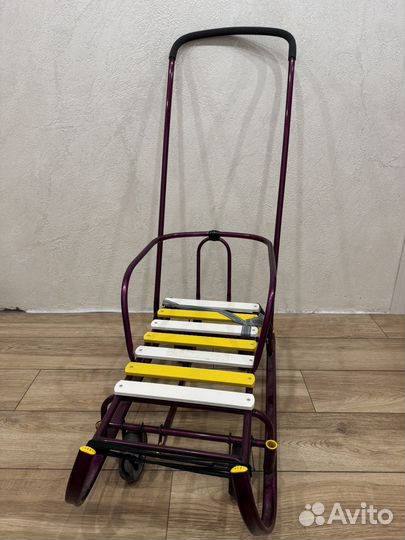 Санки на колесах ника б/у
