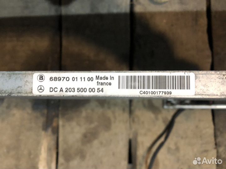 Радиатор кондиционера Mercedes W203