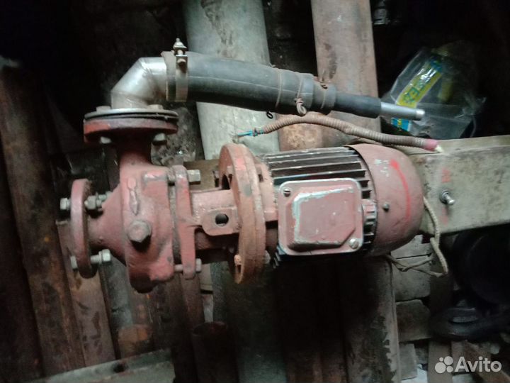 Насос, двигатель асинхронный