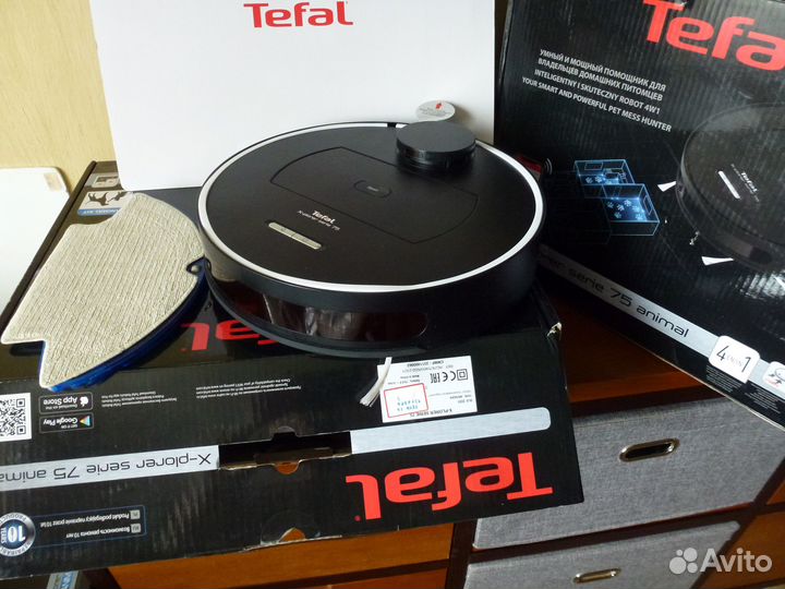 Робот пылесос Tefal X-plorer serie 75 rg7675wh