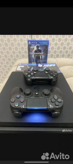 Sony playstation 4 slim 1tb с играми