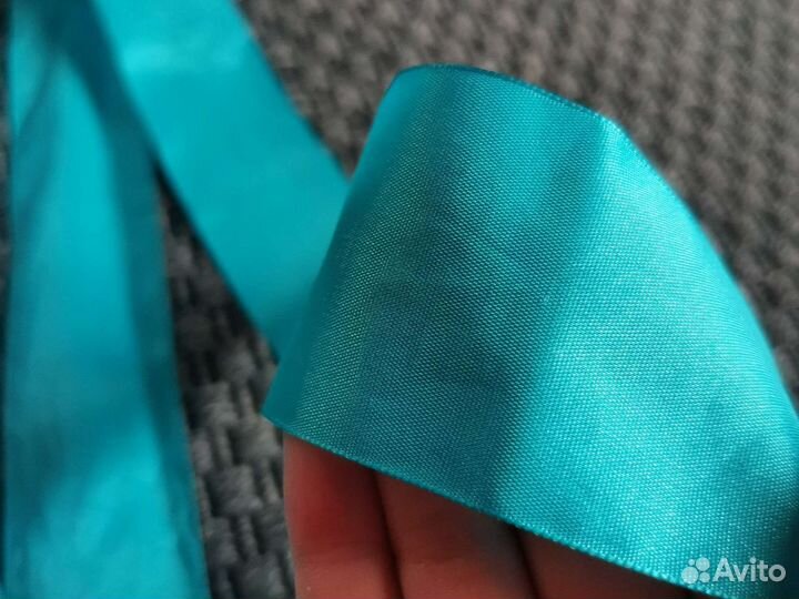 Лента (голубая) с палочкой Domyos и чехол