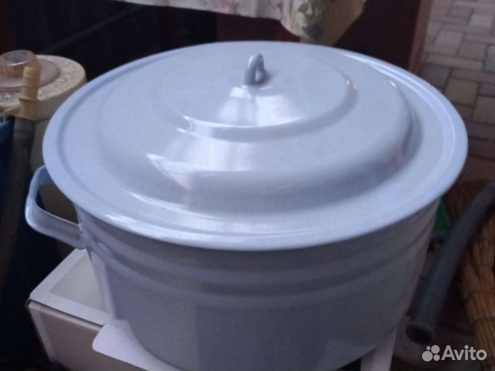 Кастрюля эмалированная 18.5литров