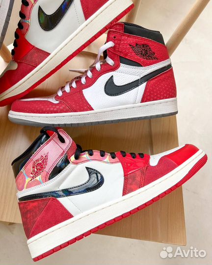 Кроссовки Nike AIR jordan 1 high OG spider MAN