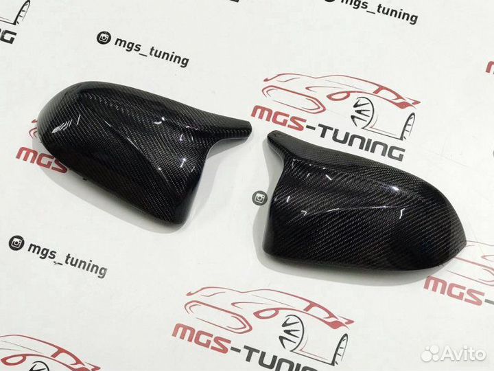 Крышки зеркал X6M F96 на X6 G06 карбон