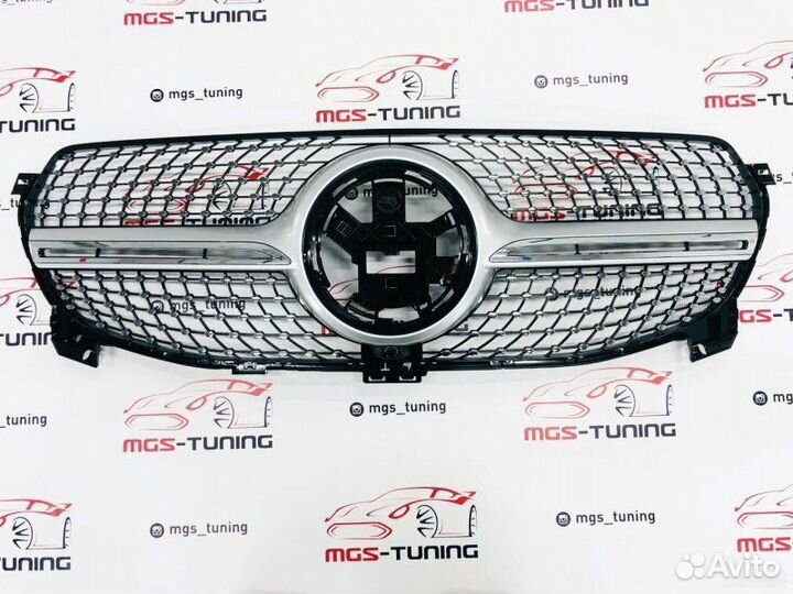 Решетка Diamond Silver GLE 167 (Не AMG Пакет)