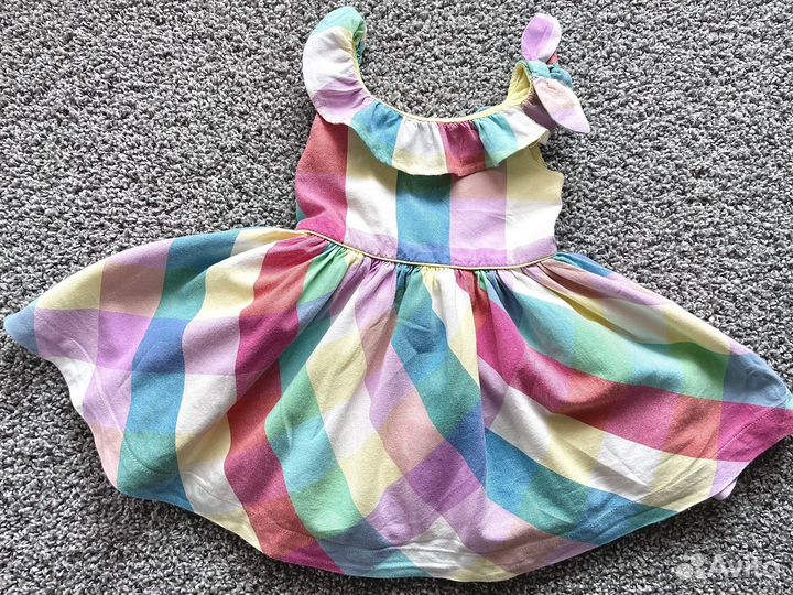 Платье летнее для девочки 9-12 месяцев