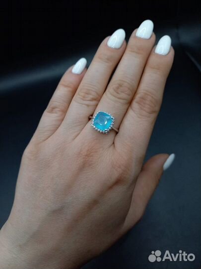 Кольцо серебро 925