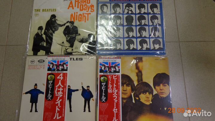 Винил из Яп.Beatles,BlackSabbath,blondie,Boston