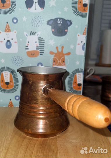 Медная турка-джезва