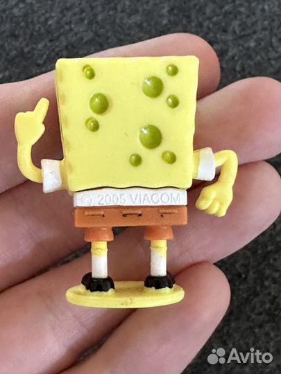 Фигурки киндер Губка боб и улитка Гэри