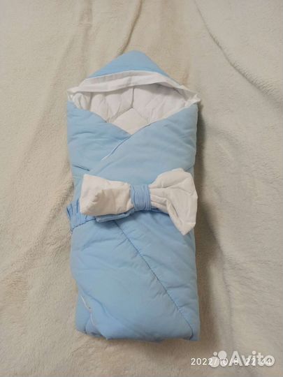 Конверт-одеяло зимний на выписку