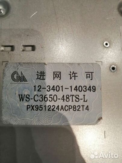 Коммутатор Cisco WS-C3650-48TS-L