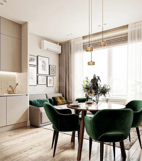 1-к. квартира, 43,4 м², 12/25 эт.