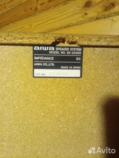 Колонки пассивные трёх полостные aiwa